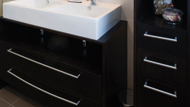 Add stylish new vanity handles for an instant makeover