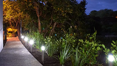 Outdoor lighting - designs, placement and installation